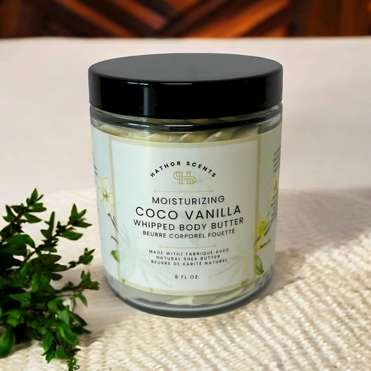 Hathor Scents whipped body butter for dry skin and eczema